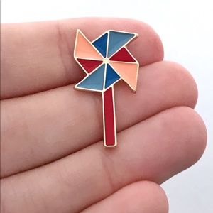 last one! pinwheel pin